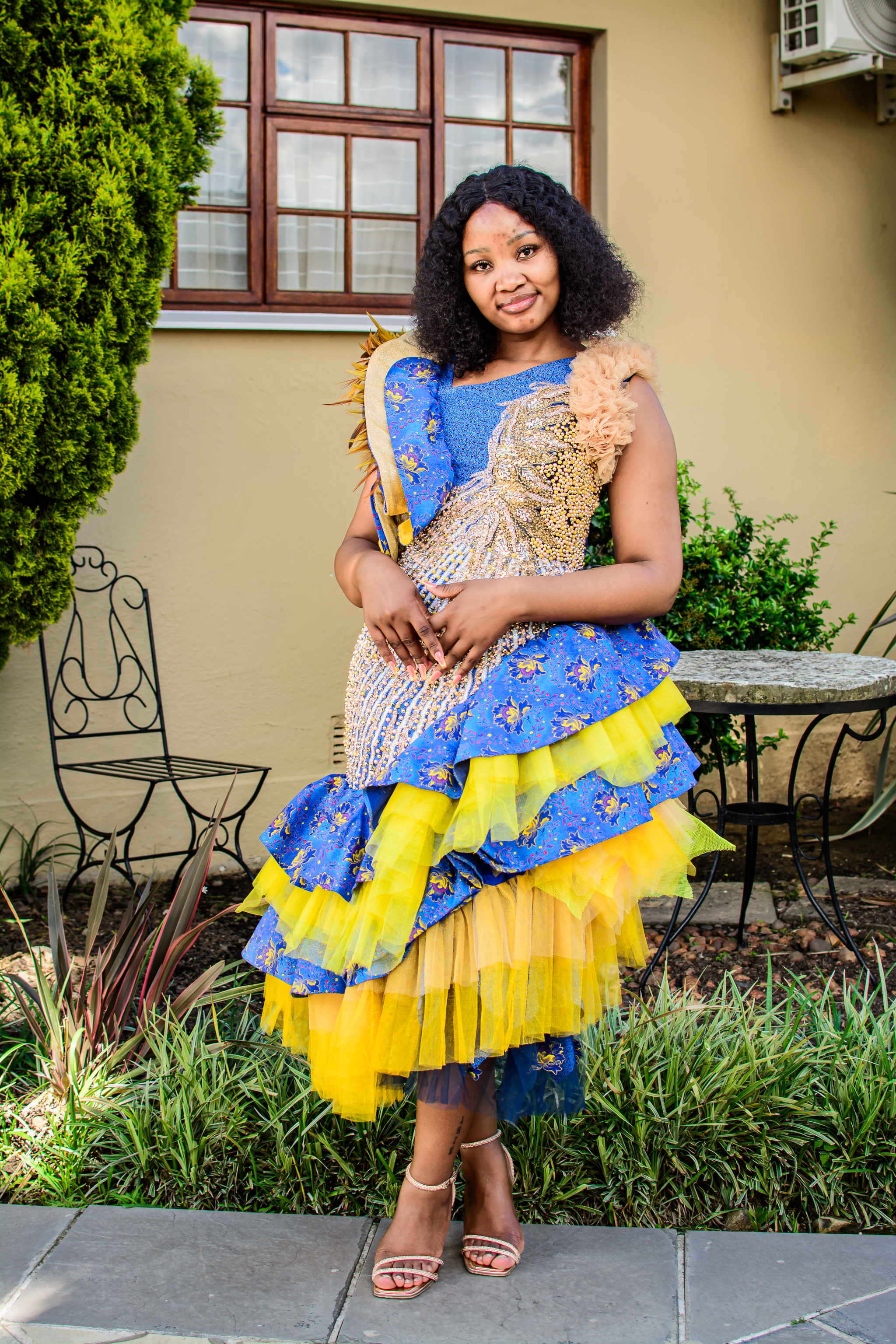 African print dress collection